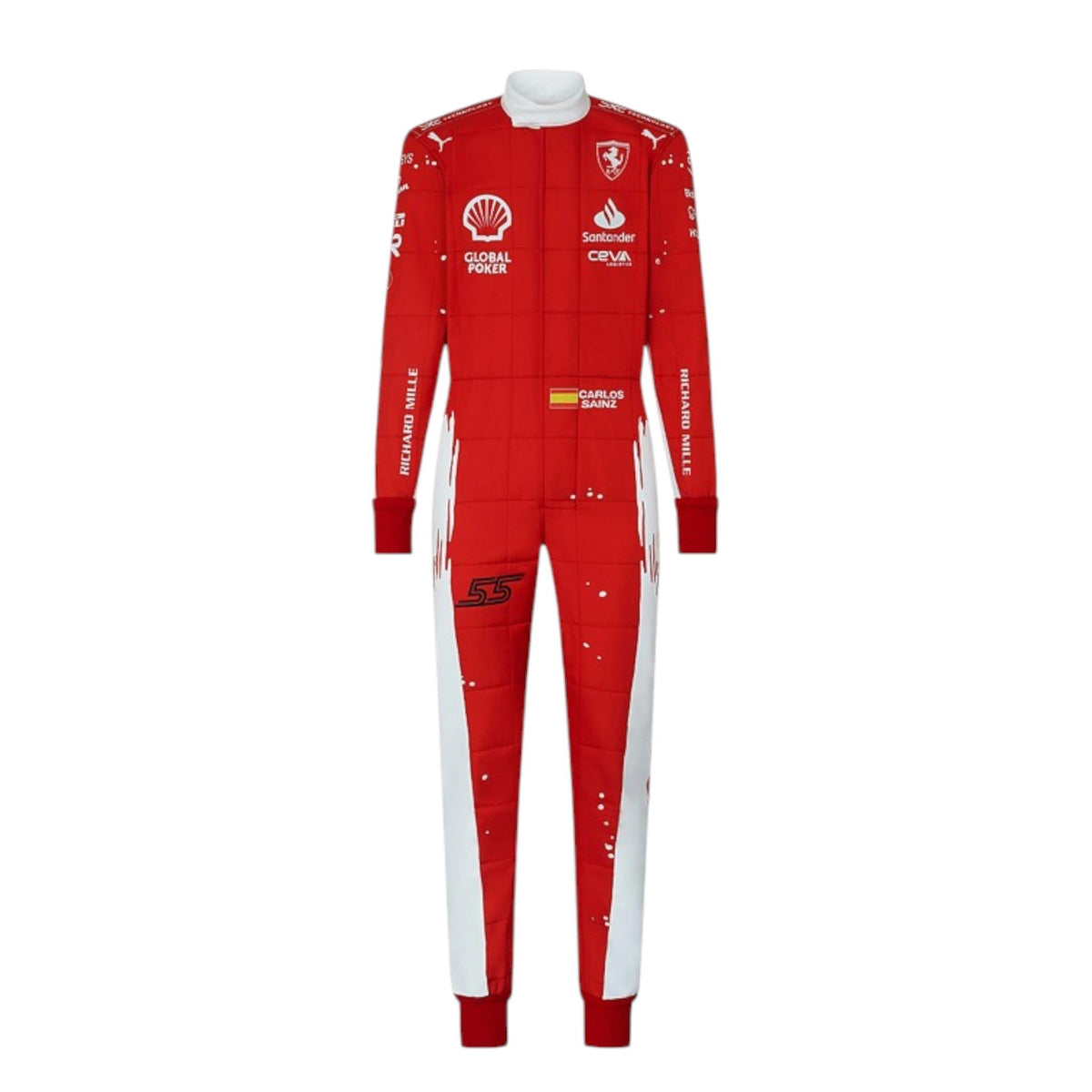 Carlos Sainz 2023 Ferrari (Las Vegas GP Special Edition) F1 Race Suit - HH Racewears image 2