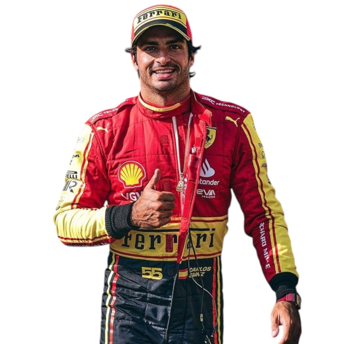Carlos Sainz 2023 Ferrari Monza GP F1 Race Suit - HH Racewears image 1
