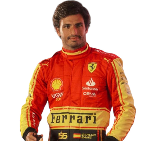 Carlos Sainz 2023 Ferrari Monza GP F1 Race Suit - HH Racewears image 2