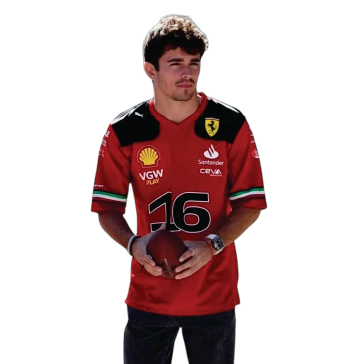 Charles Leclerc 2023 Ferrari F1 Racing T-Shirt - HH Racewears image 2