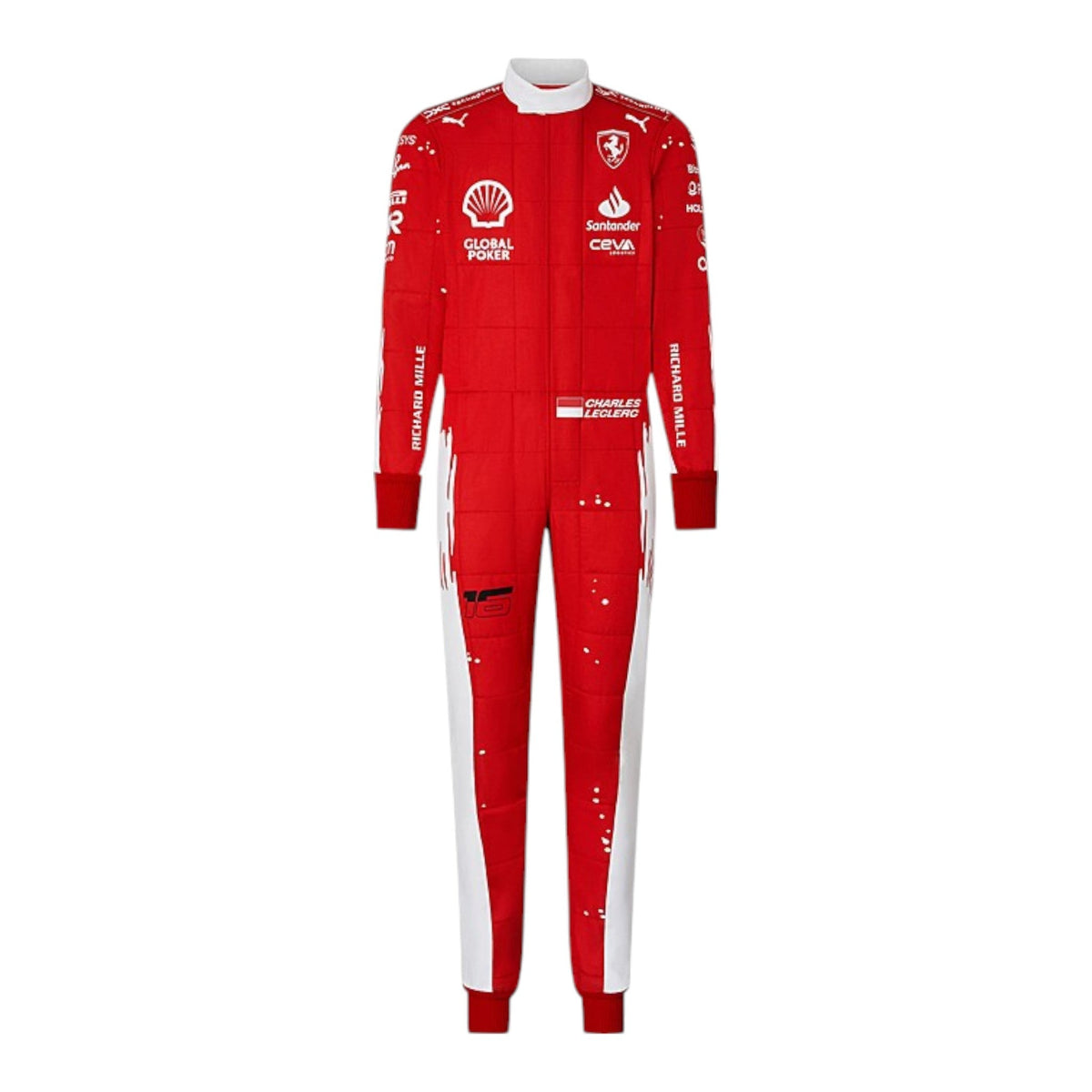 Charles Leclerc 2023 Ferrari (Las Vegas GP Special Edition) F1 Race Suit - HH Racewears image 2