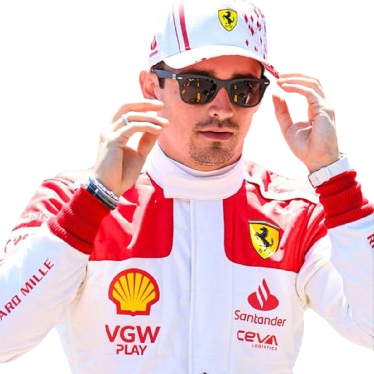 Charles Leclerc 2023 Ferrari Monaco GP F1 Race Suit - HH Racewears image 2