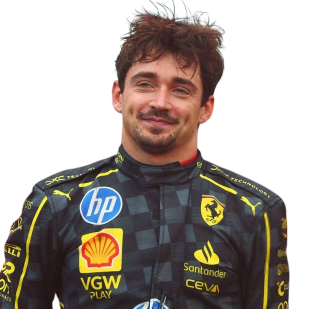 Charles Leclerc 2024 Ferrari Monza GP F1 Race Suit - HH Racewears image 1