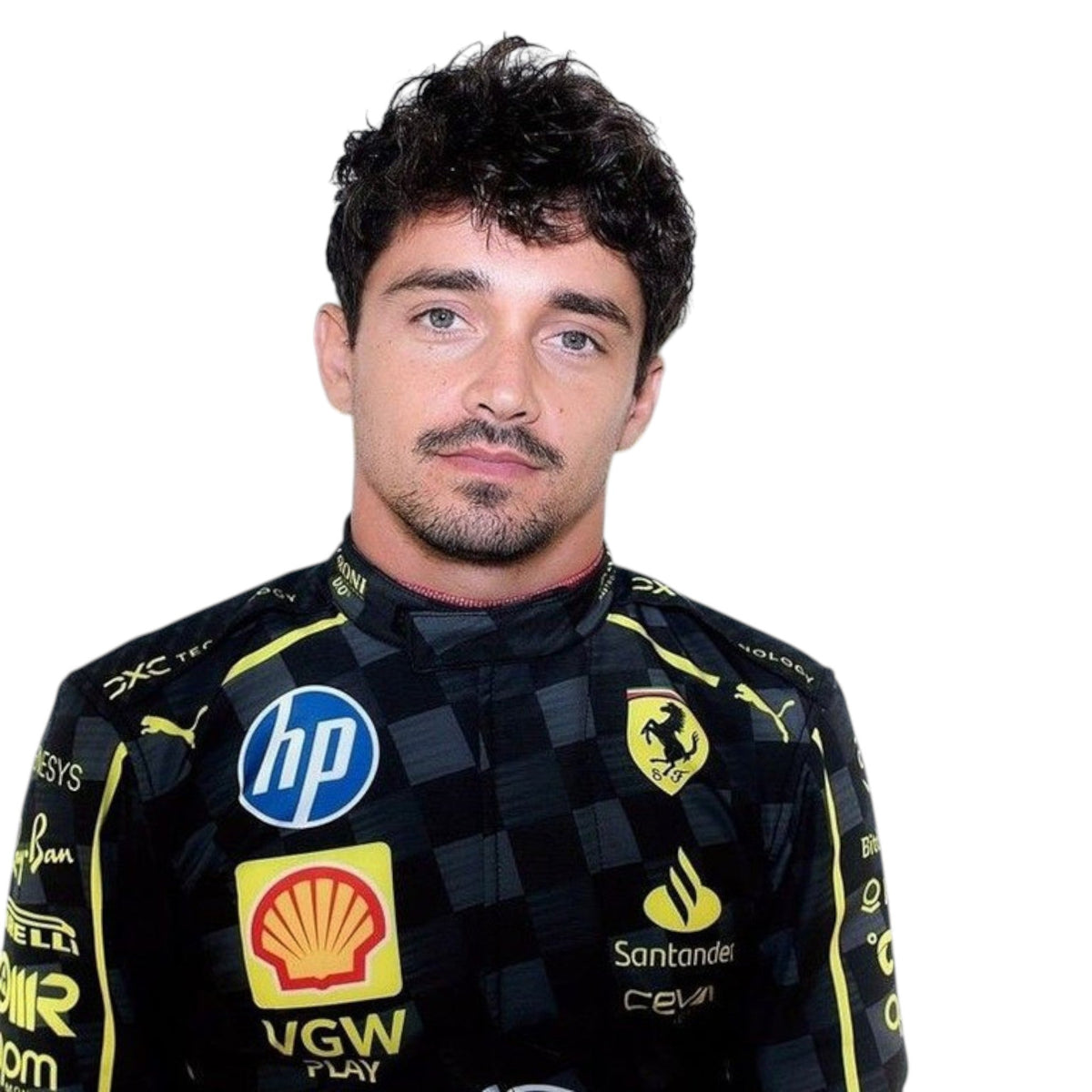 Charles Leclerc 2024 Ferrari Monza GP F1 Race Suit - HH Racewears image 3