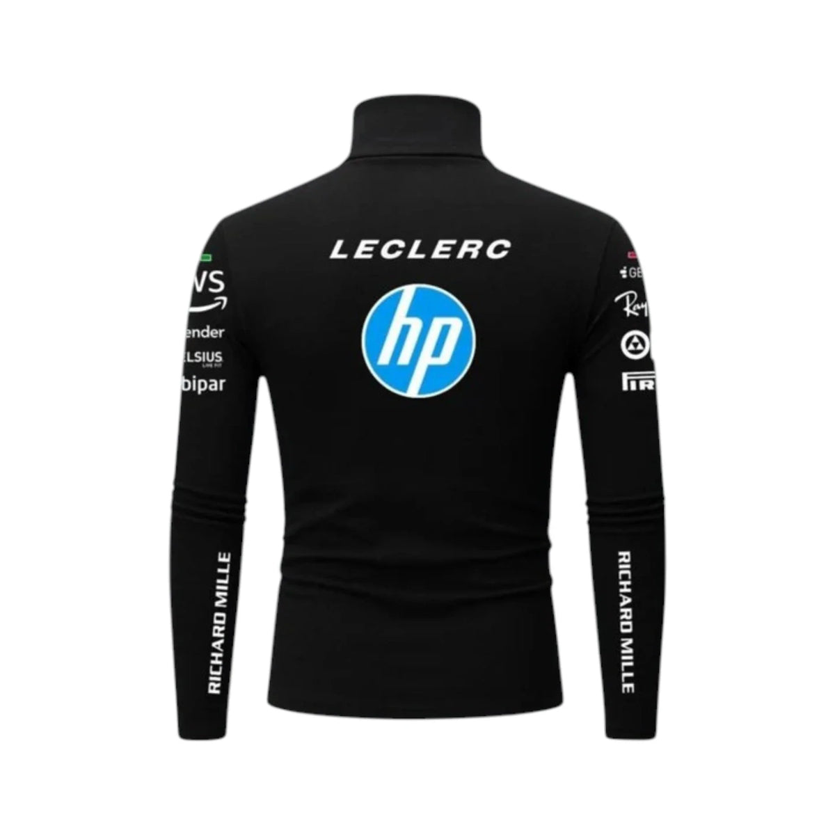 Charles Leclerc 2025 Ferrari F1 Undershirt (Black) - HH Racewears image 2