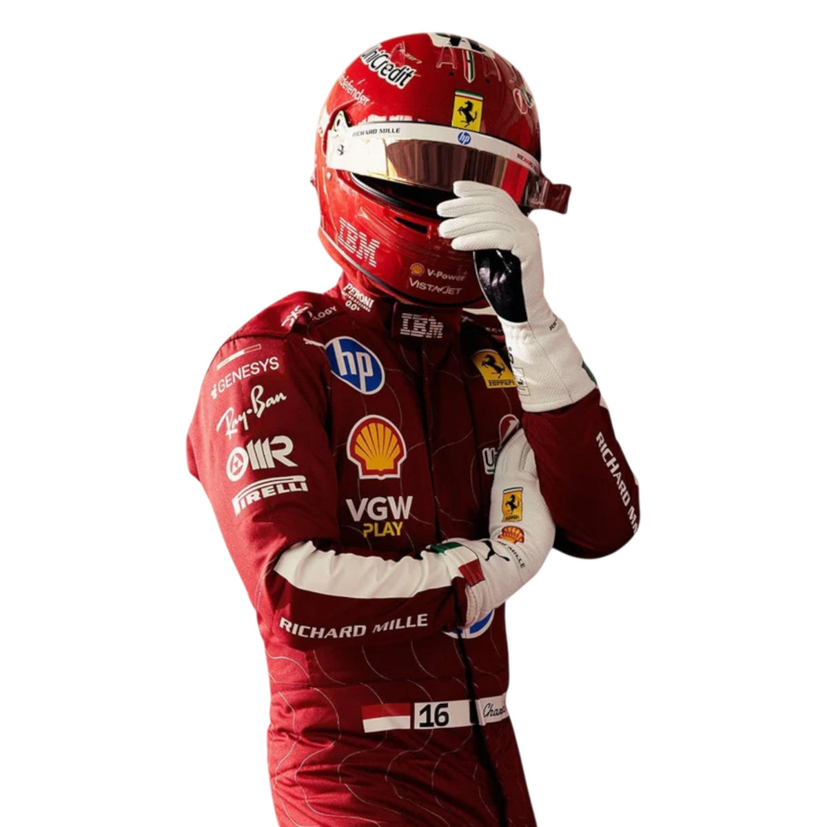 Charles Leclerc 2025 Ferrari Monza GP F1 Race Suit - HH Racewears image 5