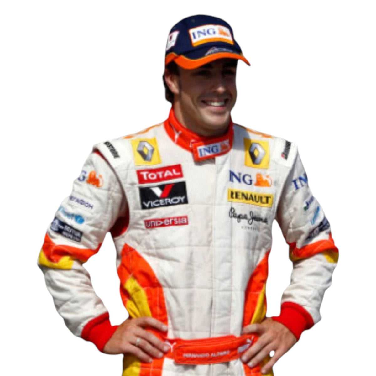 Fernando Alonso 2009 Renault F1 Race Suit - HH Racewears image 1