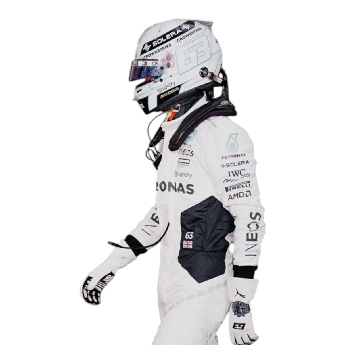 George Russel 2024 Mercedes-AMG Petronas Qatar GP F1 Race Suit - HH Racewears image 6