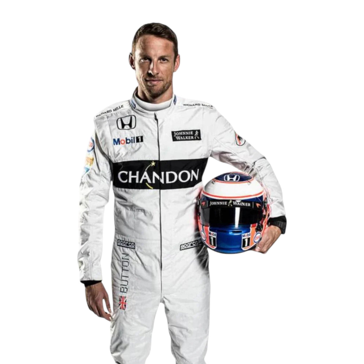 Jenson Button 2016 Mclaren F1 Race Suit - HH Racewears image 2