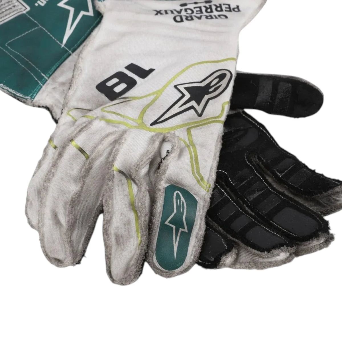Lance Stroll 2022 Aston Martin Dutch GP F1 Racing Gloves - HH Racewears image 2