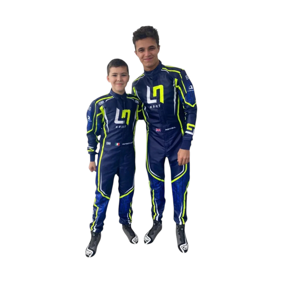 Lando Norris 2022 LN OMP Go Kart Racing Suit - HH Racewears image 4