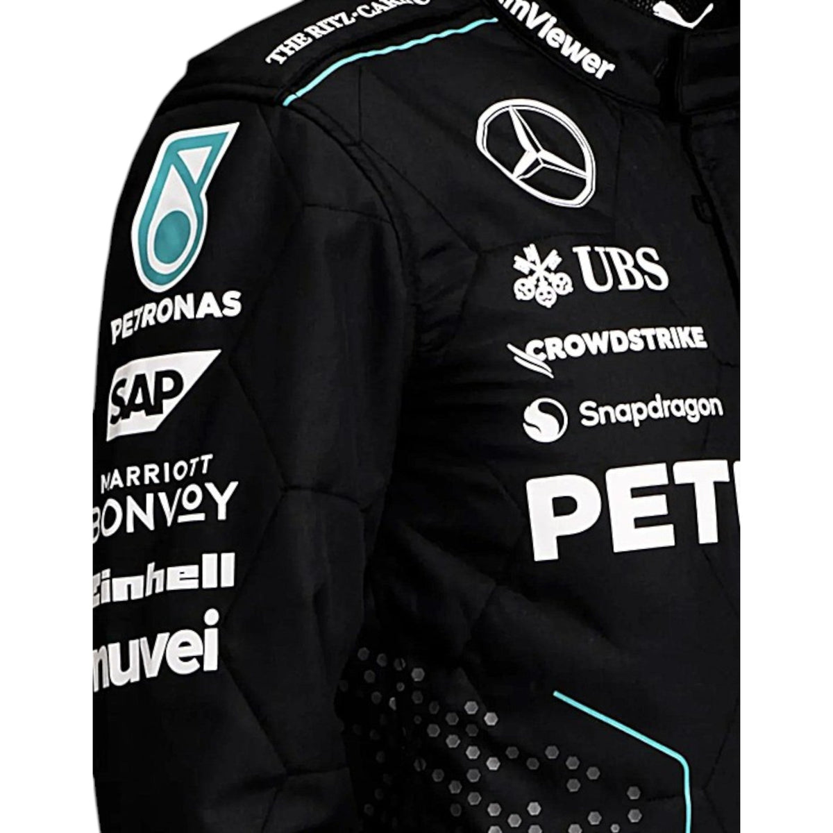 Lewis Hamilton 2024 Mercedes AMG Petronas F1 Race Suit - HH Racewears image 4