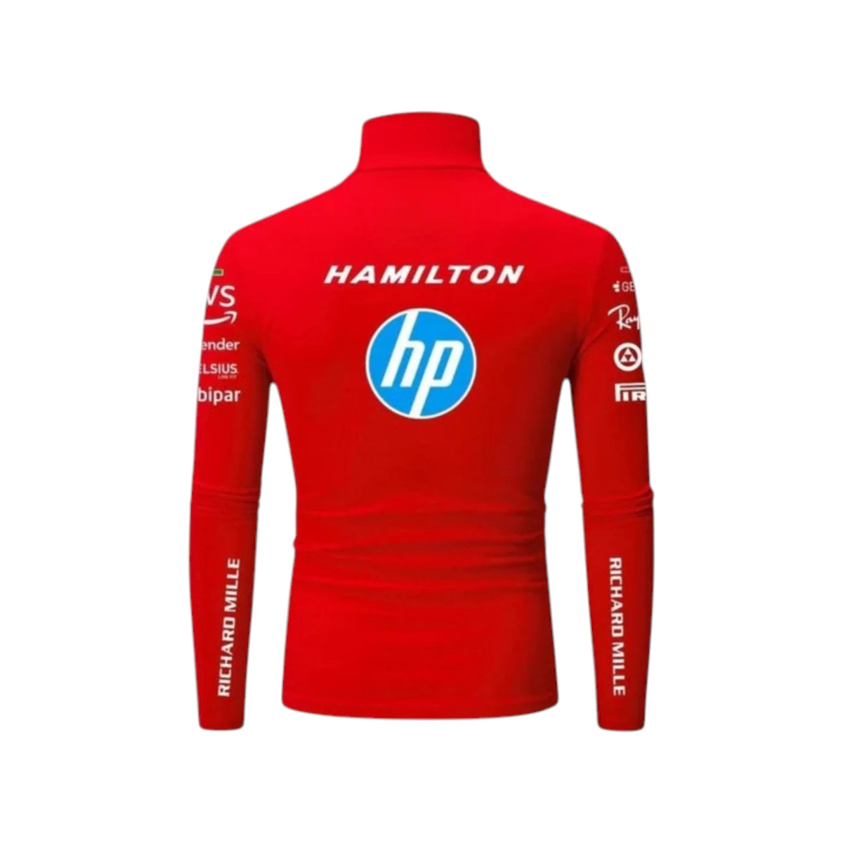 Lewis Hamilton 2025 Ferrari F1 Undershirt (Red) - HH Racewears image 2