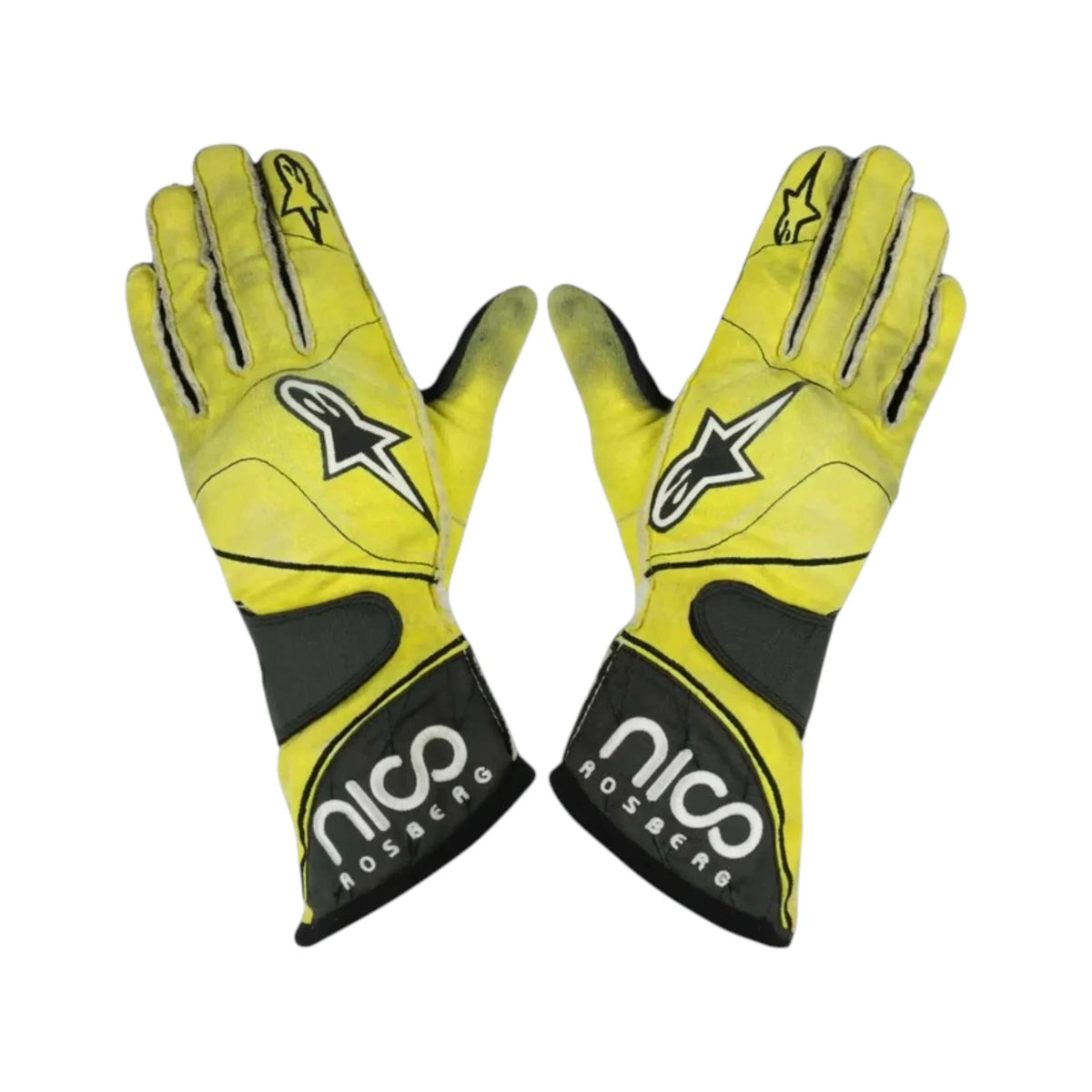 Nico Rosberg 2011 Mercedes-AMG Petronas F1 Racing Gloves - HH Racewears image 1