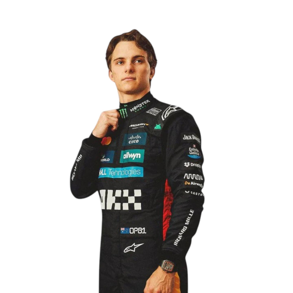 Oscar Piastri 2025 Mclaren Silverstone British F1 Race Suit - HH Racewears image 2