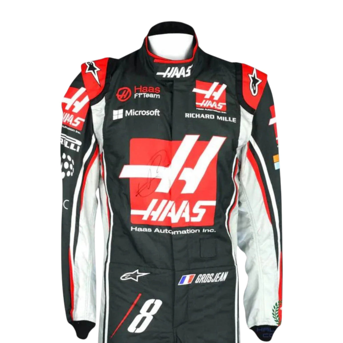 Romain Grosjean 2017 Haas F1 Race Suit - HH Racewears image 2