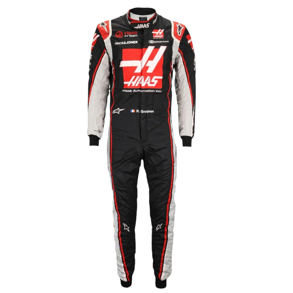 Romain Grosjean 2020 Haas F1 Race Suit - HH Racewears image 1