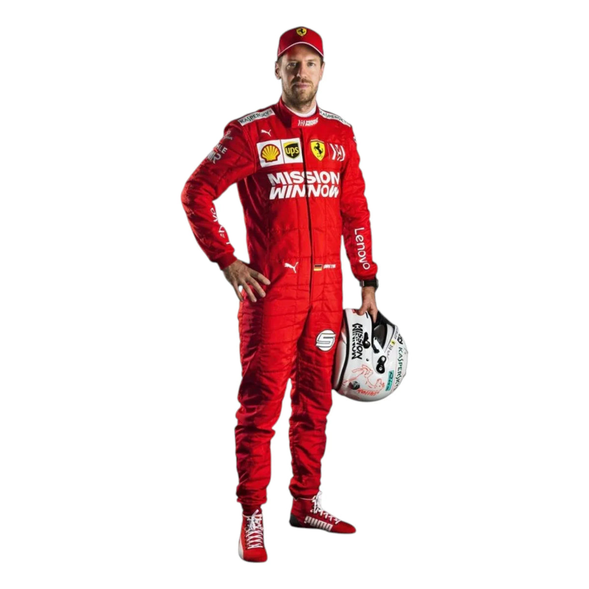 Sebastian Vettel 2019 Ferrari F1 Racing Suit - HH Racewears image 1