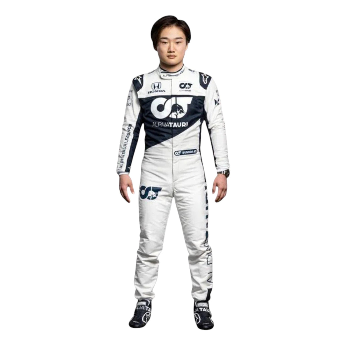 Yuki Tsunoda 2021 AlphaTauri F1 Race Suit - HH Racewears image 1
