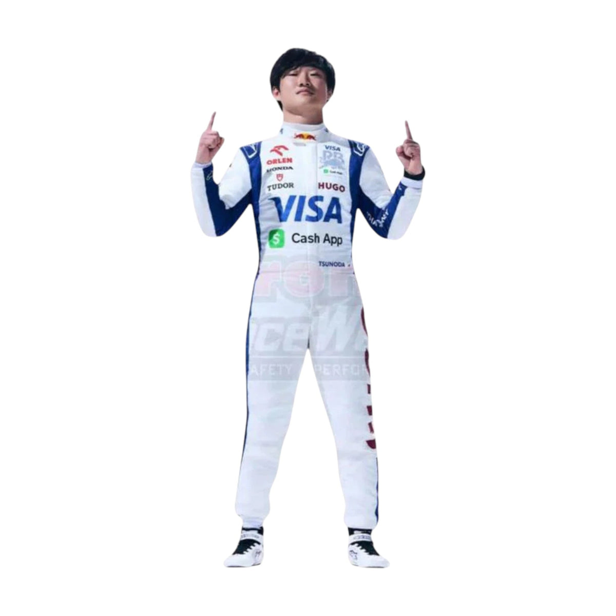 Yuki Tsunoda 2024 AlphaTauri F1 Race Suit - HH Racewears image 2