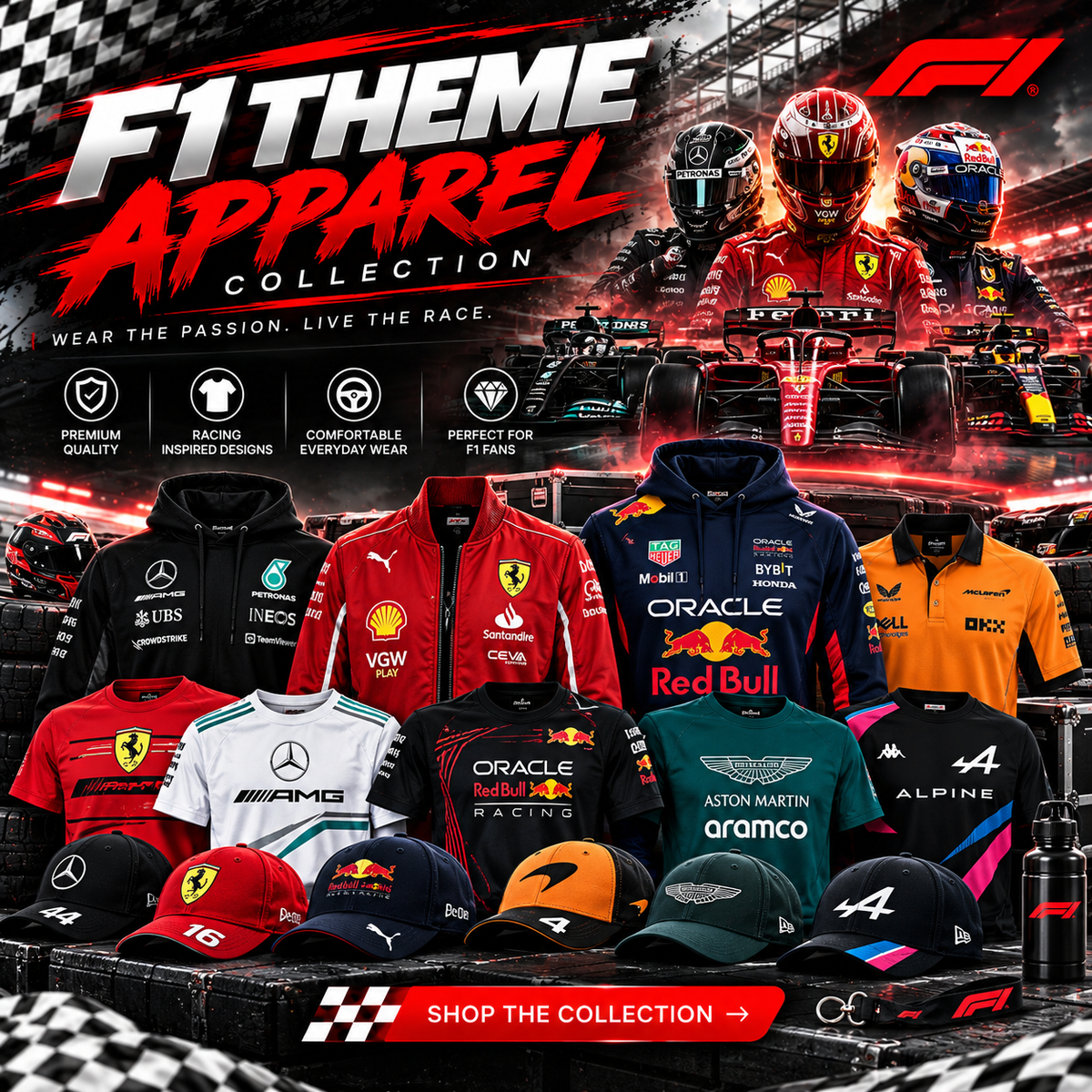 F1 Team Apparel