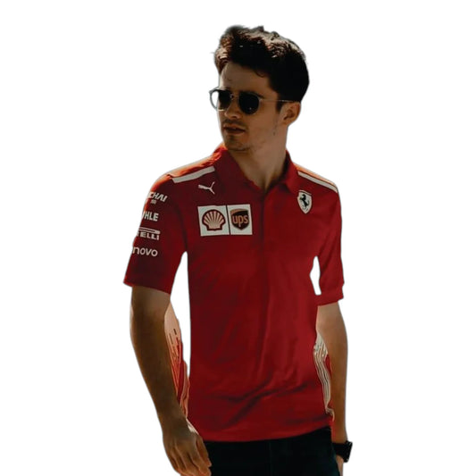 2021 Ferrari F1 Polo Shirt - HH Racewears image 1
