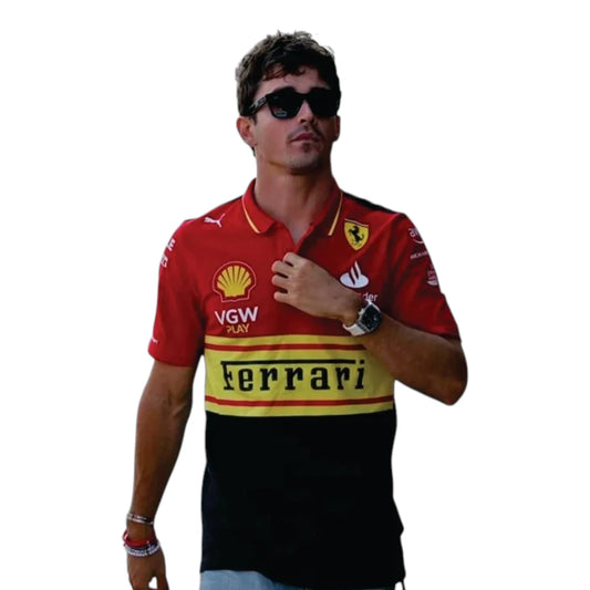 2023 Ferrari Monza GP F1 Polo Shirt - HH Racewears image 1