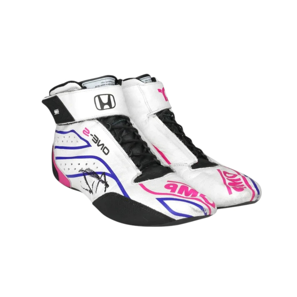 Alexander Rossi 2022 OMP One-S Gallagher GP Racing Shoes - HH Racewears image 1