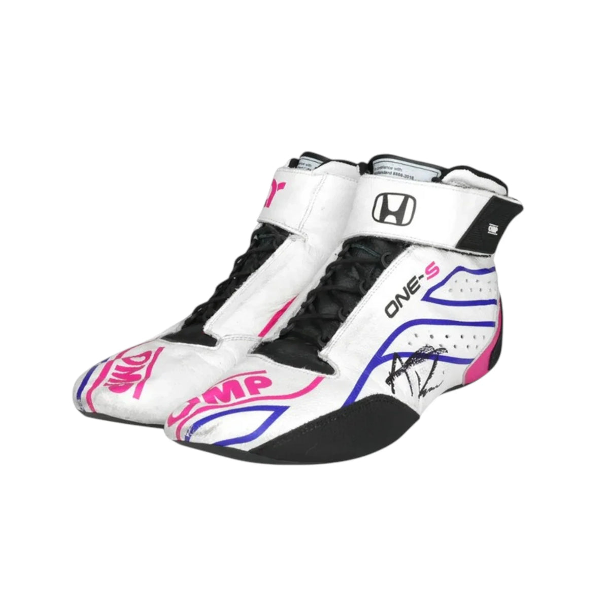 Alexander Rossi 2022 OMP One-S Gallagher GP Racing Shoes - HH Racewears image 2