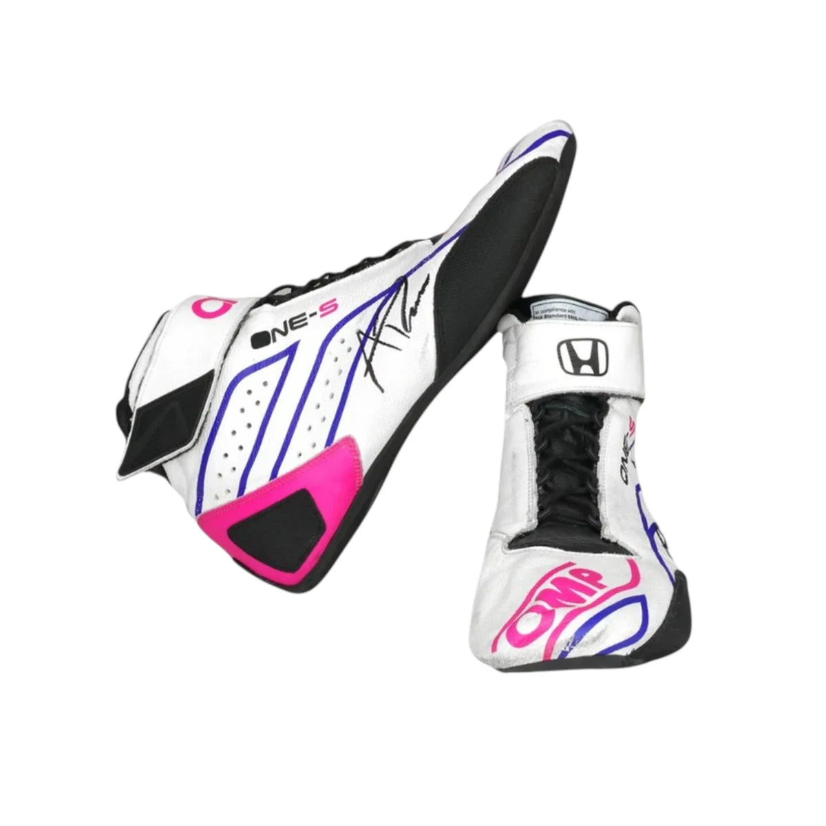 Alexander Rossi 2022 OMP One-S Gallagher GP Racing Shoes - HH Racewears image 3
