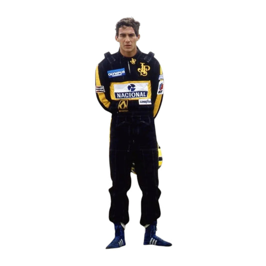 Ayrton Senna 1985 Lotus F1 Racing Suit - HH Racewears image 1