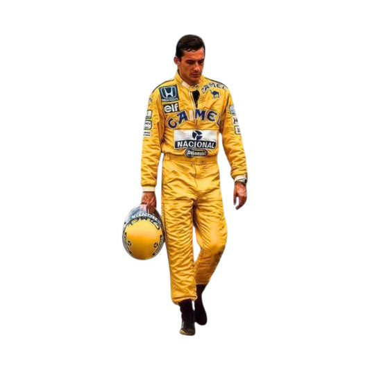 Ayrton Senna 1987 Lotus F1 Racing Suit - HH Racewears image 1