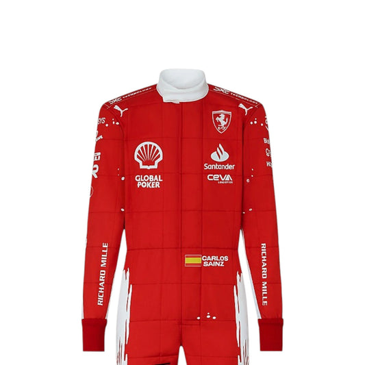 Carlos Sainz 2023 Ferrari (Las Vegas GP Special Edition) F1 Race Suit - HH Racewears image 1