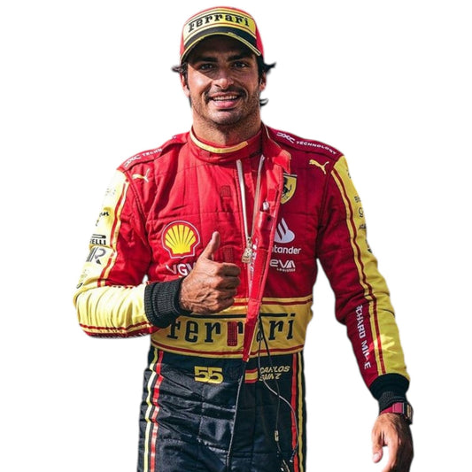 Carlos Sainz 2023 Ferrari Monza GP F1 Race Suit - HH Racewears image 1