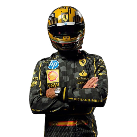 Carlos Sainz 2024 Ferrari Monza GP F1 Race Suit - HH Racewears image 1