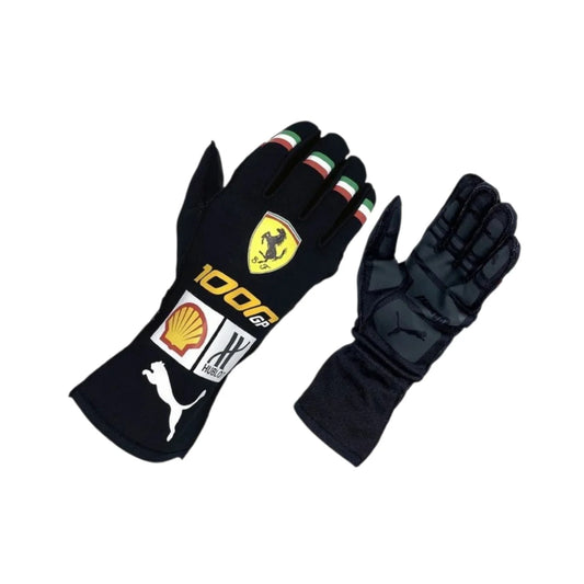 Charles Leclerc 2020 Ferrari 1000 GP F1 Racing Gloves - HH Racewears image 1