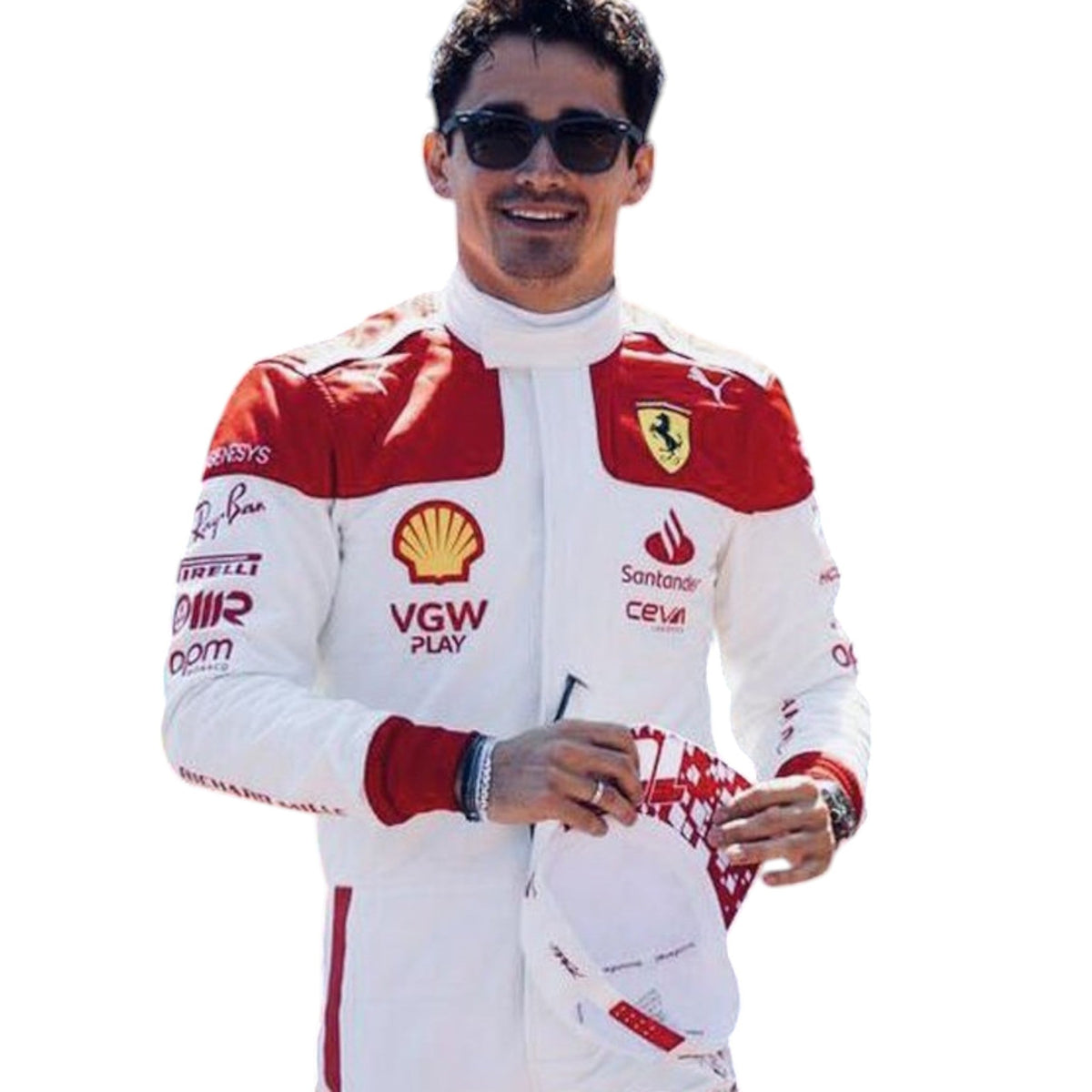 Charles Leclerc 2023 Ferrari Monaco GP F1 Race Suit - HH Racewears image 3