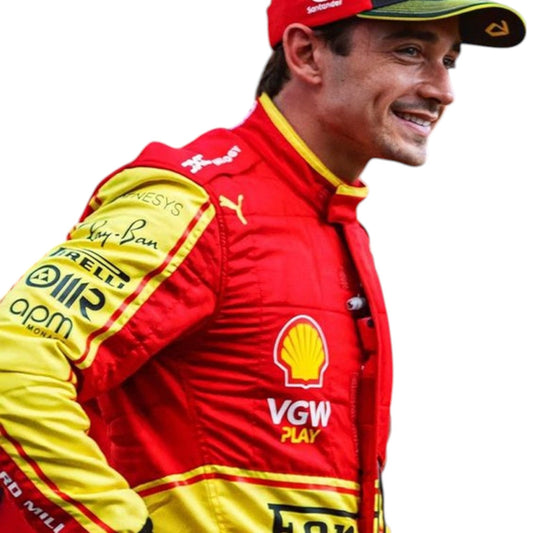 Charles Leclerc 2023 Ferrari Monza GP F1 Race Suit - HH Racewears image 1