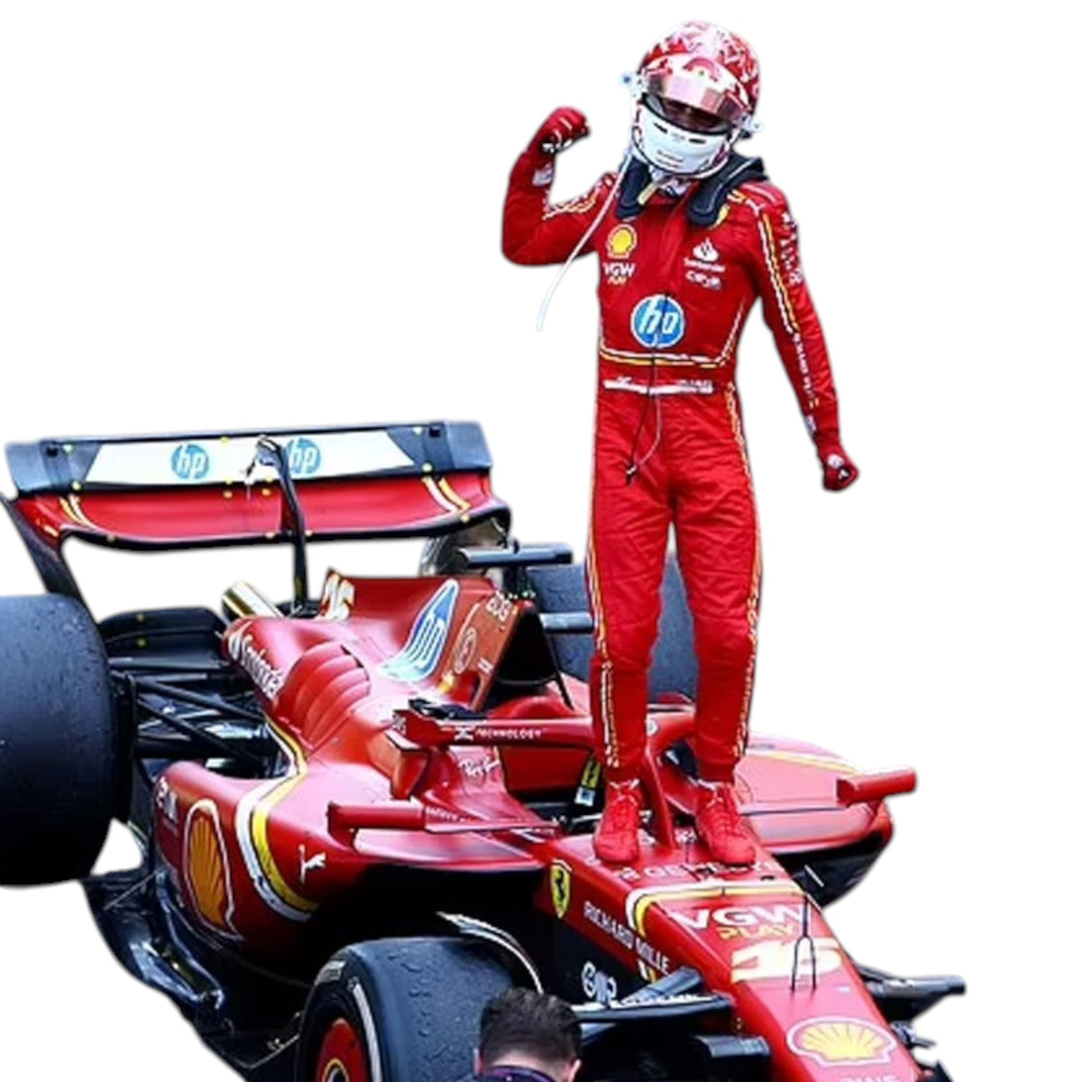 Charles Leclerc 2024 Ferrari Monaco GP F1 Race Suit - HH Racewears image 1