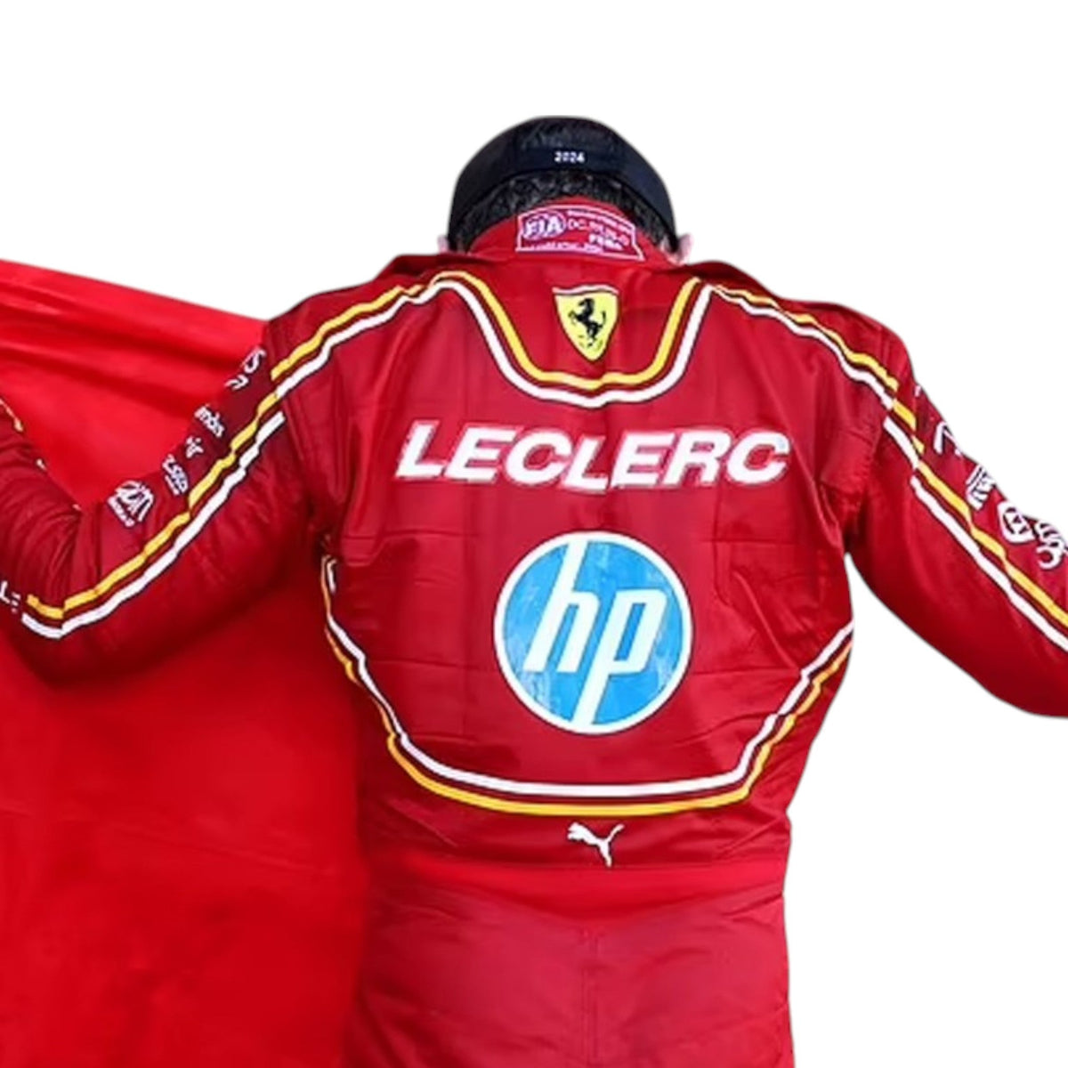 Charles Leclerc 2024 Ferrari Monaco GP F1 Race Suit - HH Racewears image 7