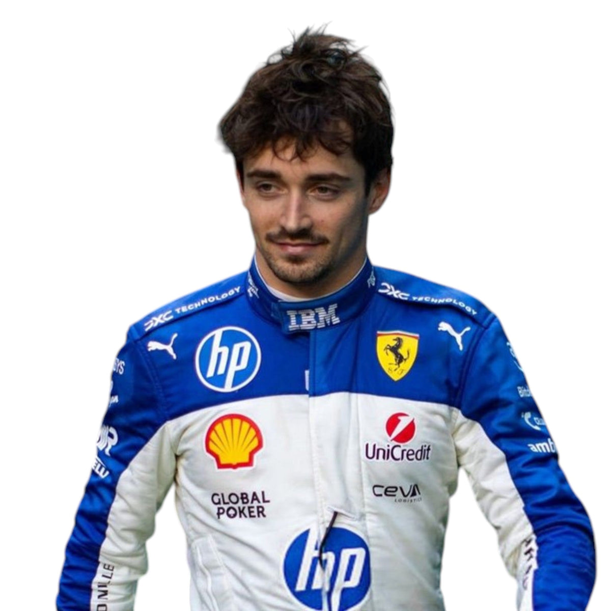 Charles Leclerc 2025 Ferrari Miami GP F1 Race Suit - HH Racewears image 1