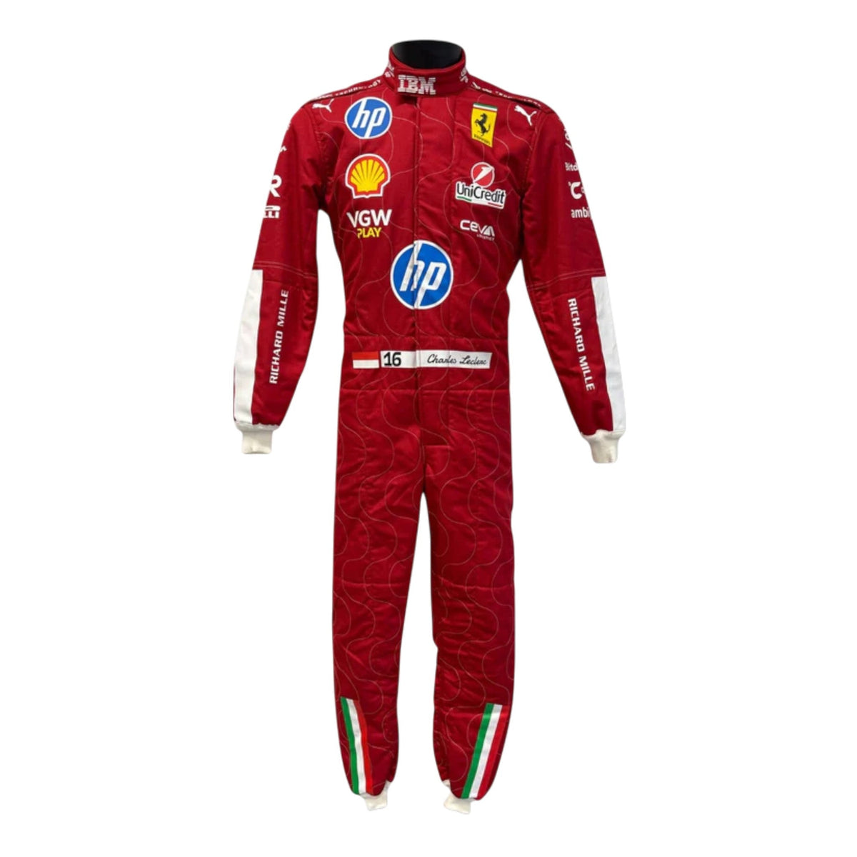 Charles Leclerc 2025 Ferrari Monza GP F1 Race Suit - HH Racewears image 3