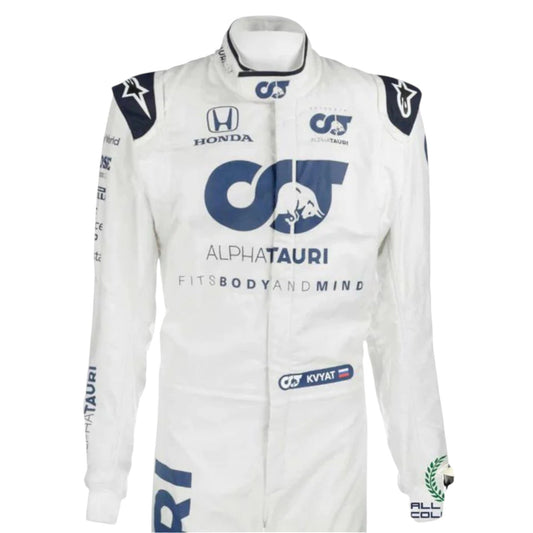 Daniil Kvyat 2020 Alphatauri F1 Race Suit - HH Racewears image 1