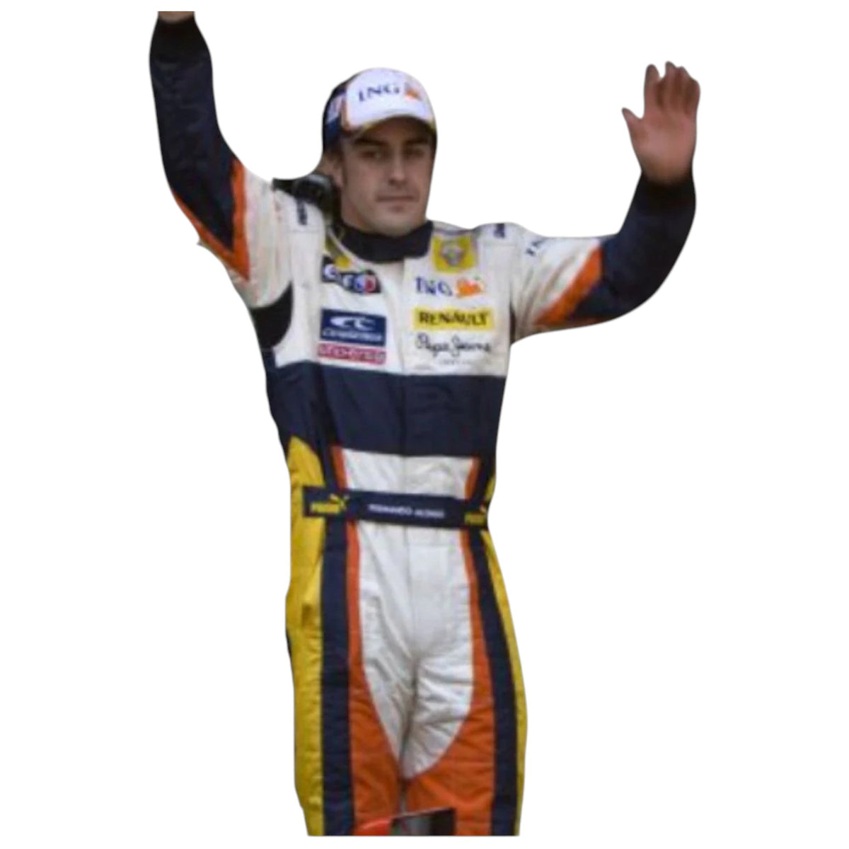 Fernando Alonso 2008 Renault F1 Race Suit - HH Racewears image 2