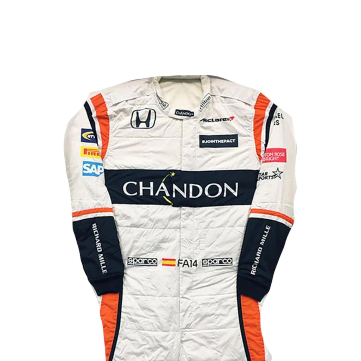 Fernando Alonso 2017 Mclaren F1 Race Suit - HH Racewears image 1