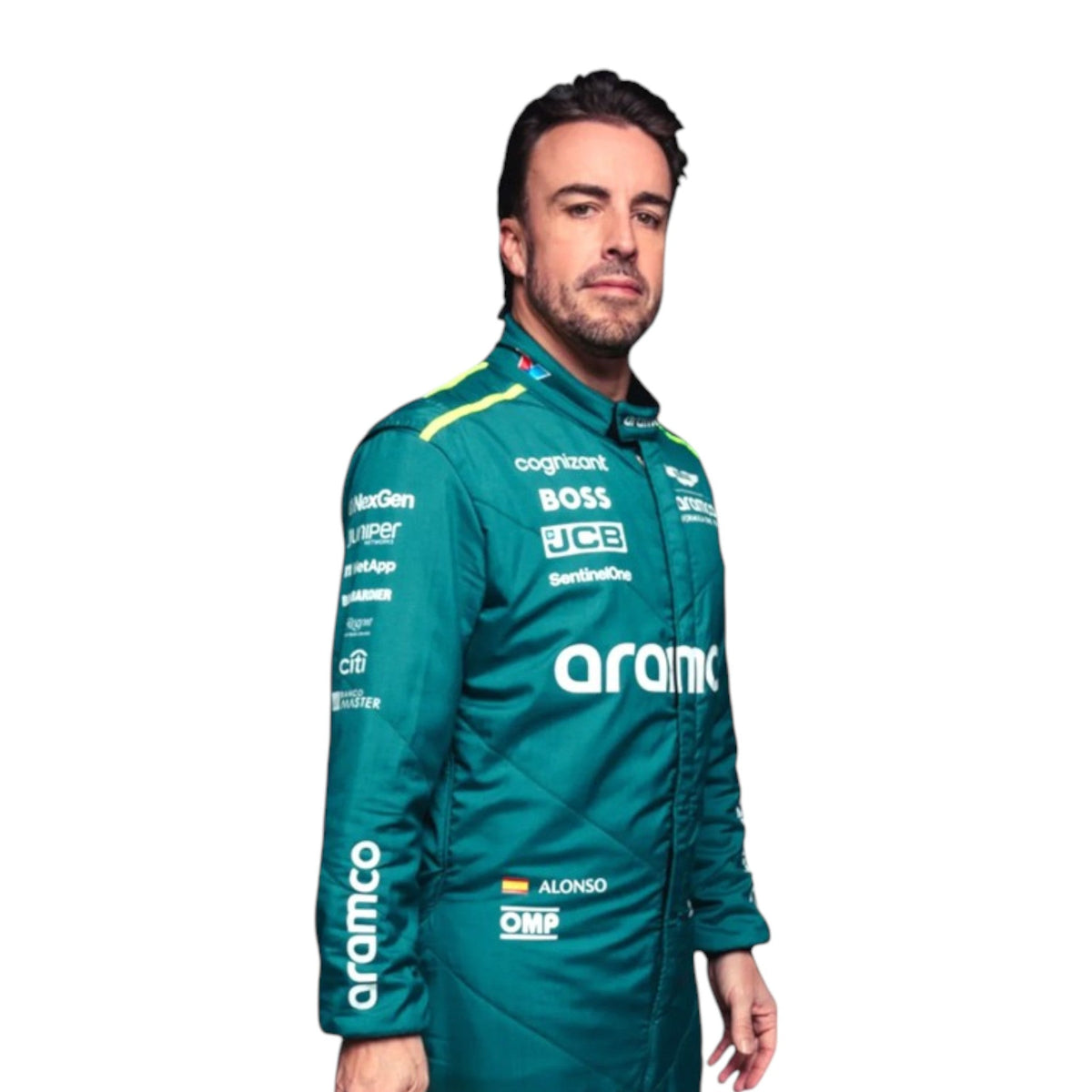 Fernando Alonso 2024 Aston Martin F1 Race Suit - HH Racewears image 1
