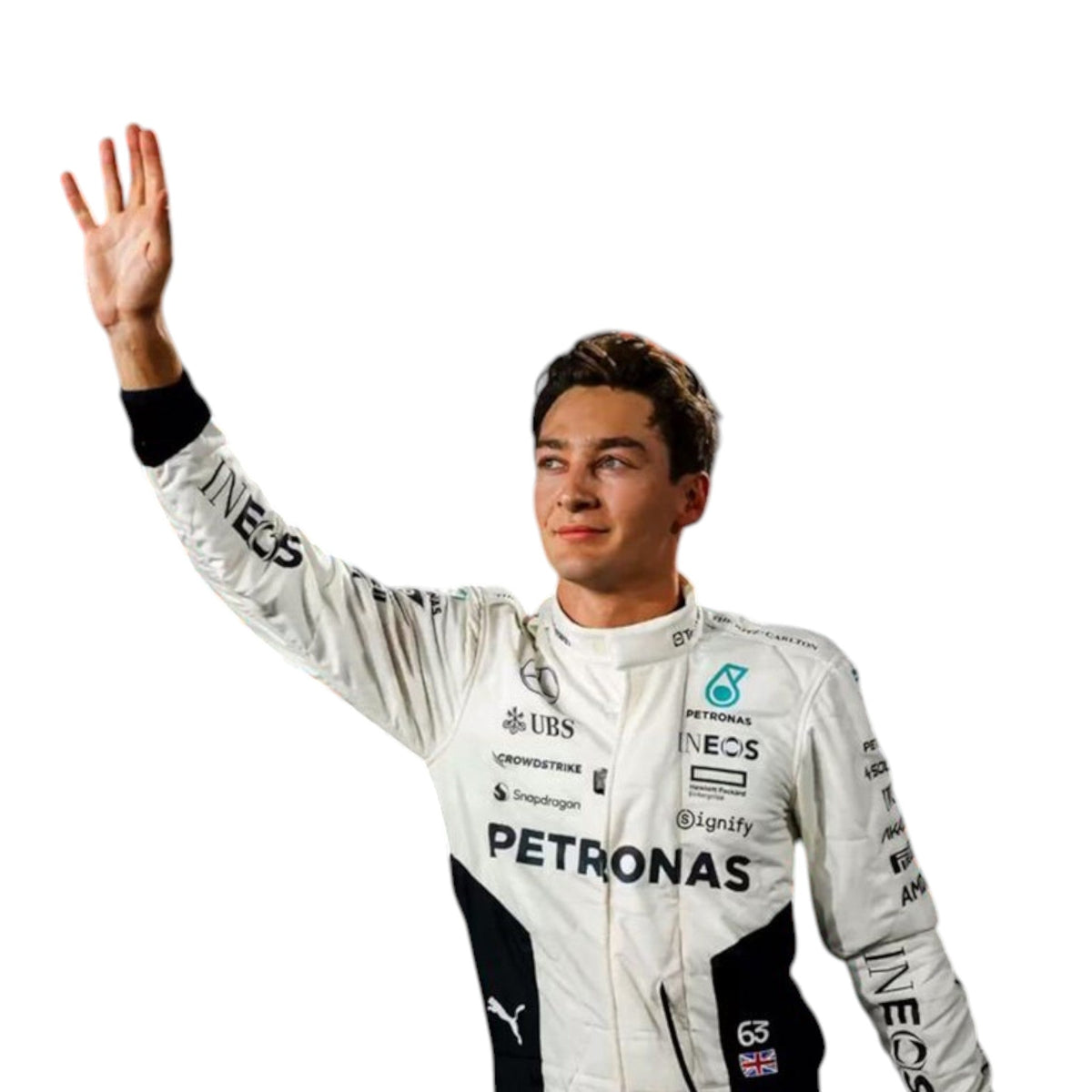 George Russel 2024 Mercedes-AMG Petronas Qatar GP F1 Race Suit - HH Racewears image 4