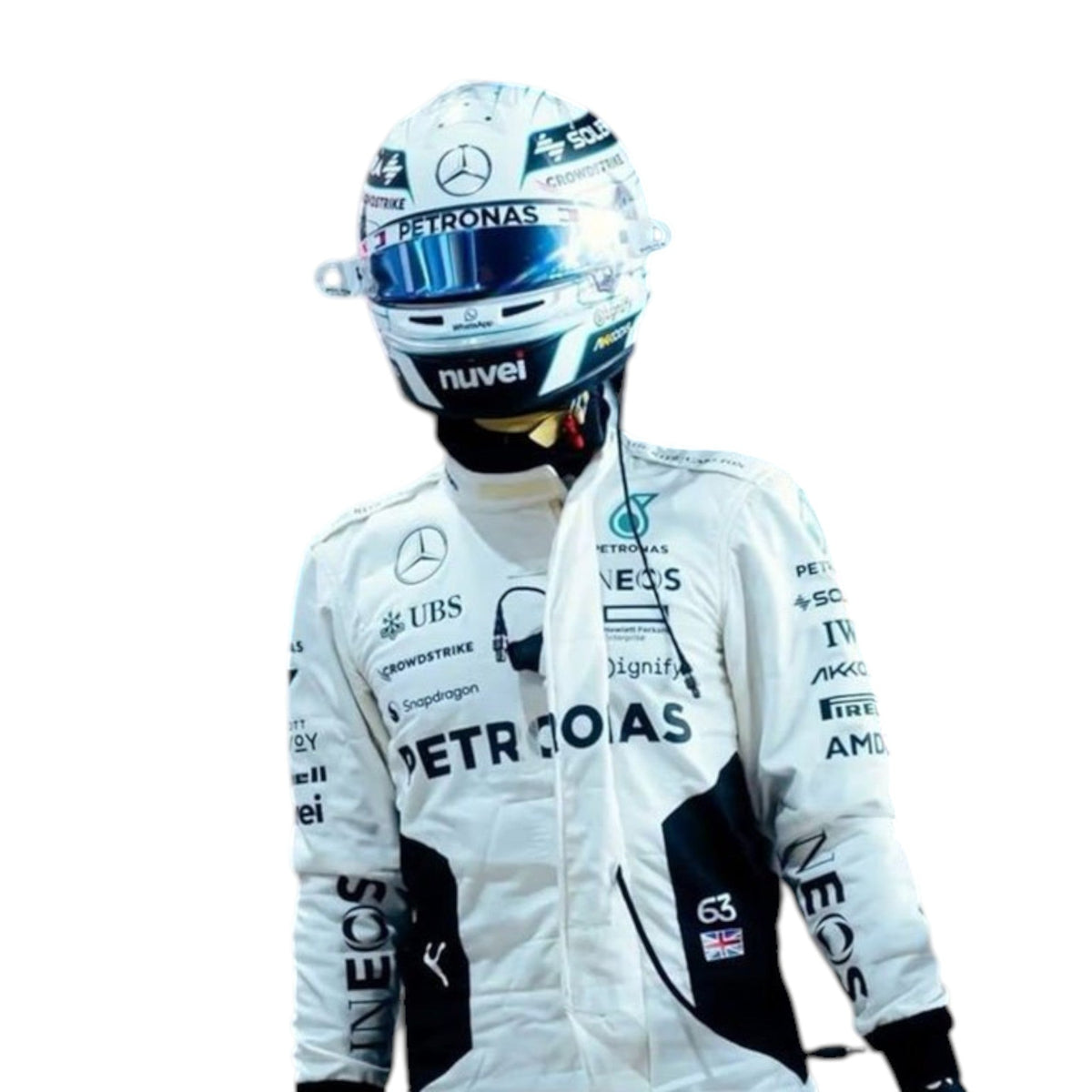 George Russel 2024 Mercedes-AMG Petronas Qatar GP F1 Race Suit - HH Racewears image 5