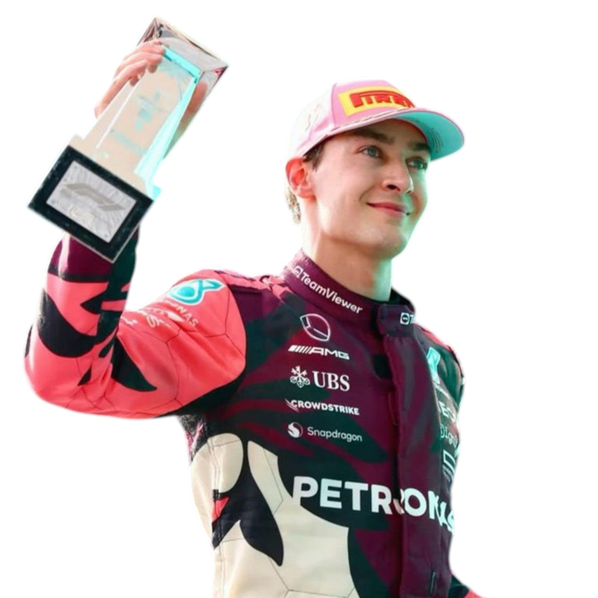 George Russel 2025 Mercedes AMG Petronas Miami GP F1 Race Suit - HH Racewears image 2