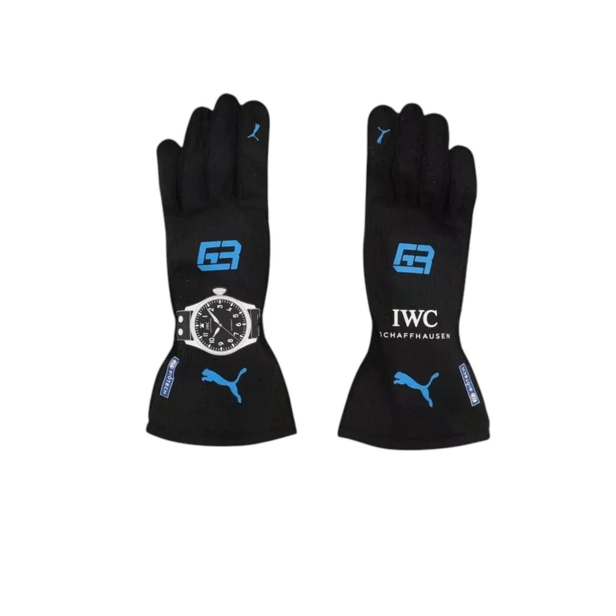George Russell 2022 Mercedes-AMG Petronas F1 Racing Gloves - HH Racewears image 1